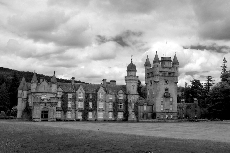 Balmoral Castle (view on black)