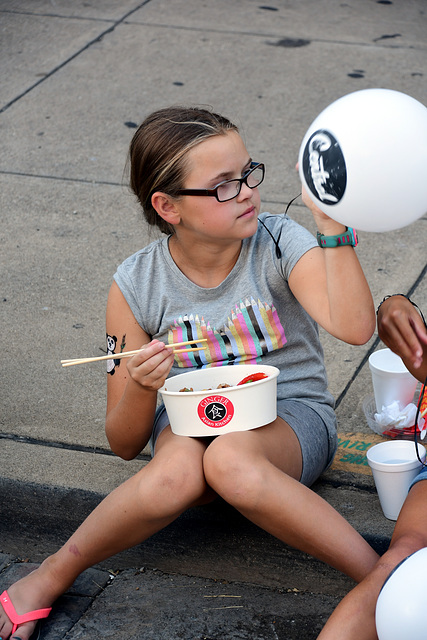 Chopsticks and balloons