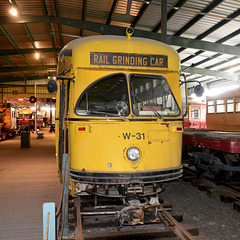 Canada 2016 – Halton County Radial Railway – TTC W-31 Rail Grinding Car