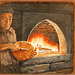 Usseaux : Arti e mestieri - la cottura del pane - murales