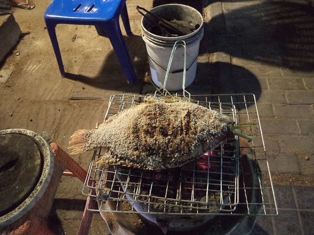 Poisson sur braise / Charcoal fish