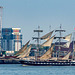 Tall ships leaving Liverpool