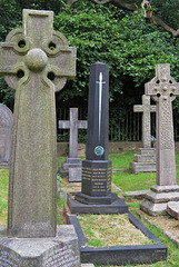 putney vale cemetery, london