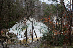 Italy, Bagni di San Filippo, Thermal Baths in the Forest