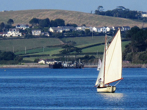 At last the sails are up and they're off