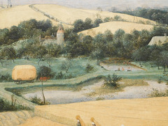 Detail of the Harvesters by Bruegel in the Metropolitan Museum of Art, February 2019