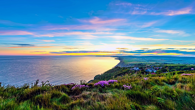 Sunset Over Blackgang Chine