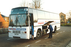 Durham Travel Services 33 (G33 TCU) in Newmarket – 12 Nov 1993 (210-03)