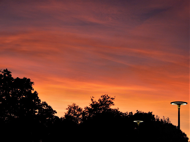 hier soir au coucher du soleil une merveille