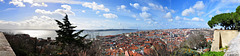 Panorama über die Stadt und den Tejo vom Castelo de São Jorge - Lissabon (© Buelipix)