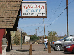 Bagdad café  sur la route 66 (Californie)