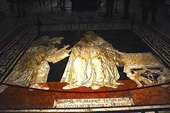 Italy, Duomo di Siena, Mosaic Floor Decoration at the Entrance