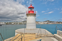 Ibiza Town harbour lighthouse