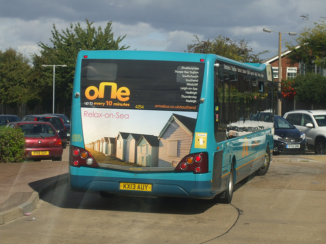 Arriva 4251 (KX13 AUY) in Shoeburyness - 25 Sep 2015 (DSCF1816)