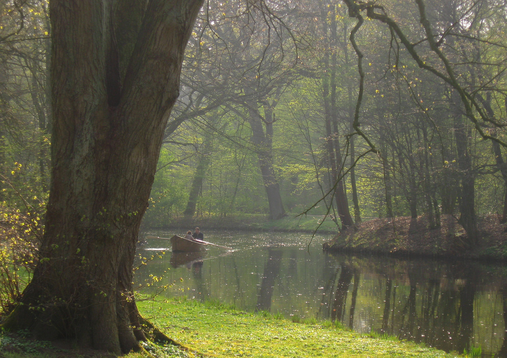 Spring arrives by boat
