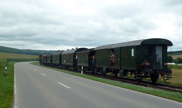 Die Kanderntalbahn auf der Strecke