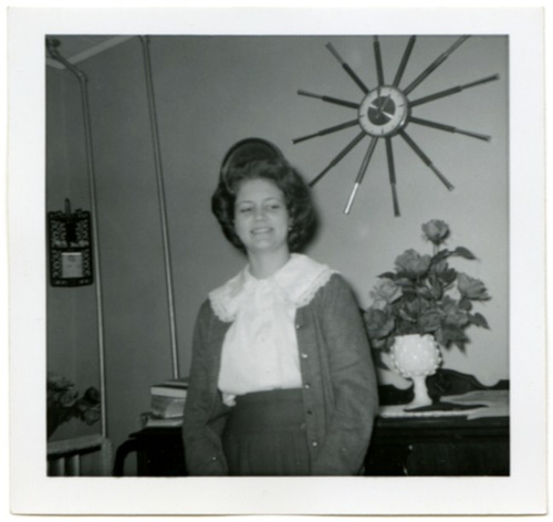 Woman with Wall Clock