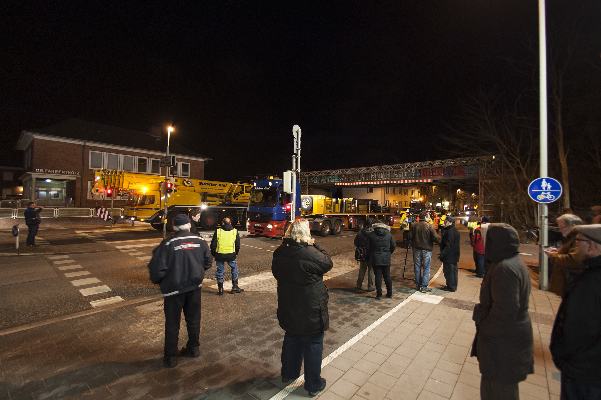 Brückendemontage Gutenbergstraße