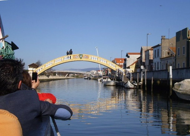 Carcavelos Bridge, viewed from Saint Rock Canal.