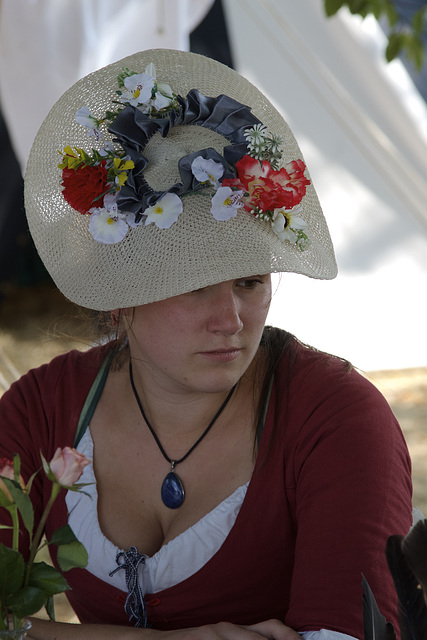 Chapeau fleuri - Floral hat