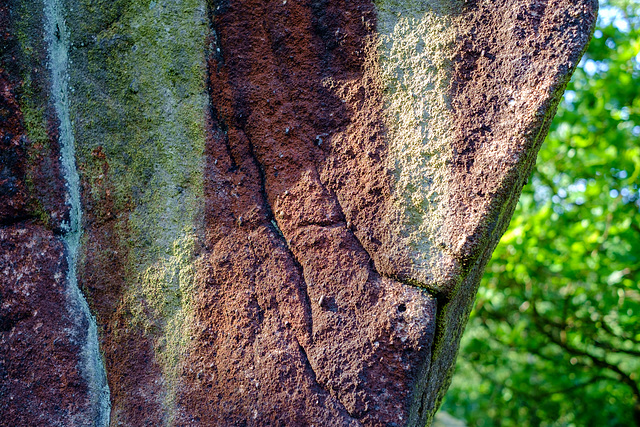 Weathered rock