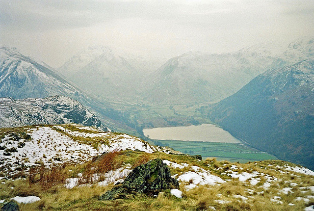 Brothers Water from Angletarn Pikes (February 1994
