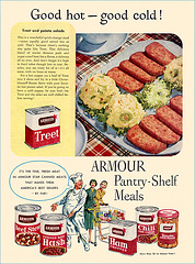 Armour Canned Meat Ad, 1953