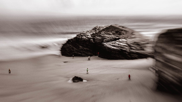 RIBADEO-ESPAGNE- LA PLAGE DES CATHÉDRALES 2016