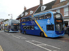 Buses in East Dereham - 28 Sep 2020 (P1070829)