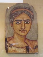 Fayum Portrait of a Woman in Encaustic in the British Museum, April 2013