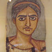 Fayum Portrait of a Woman in Encaustic in the British Museum, April 2013