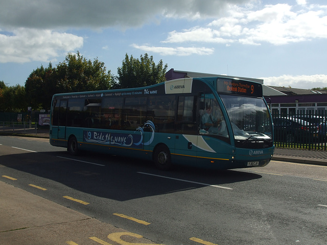 Arriva 4208 (YJ61 CJV) in Shoeburyness - 25 Sep 2015 (DSCF1805)