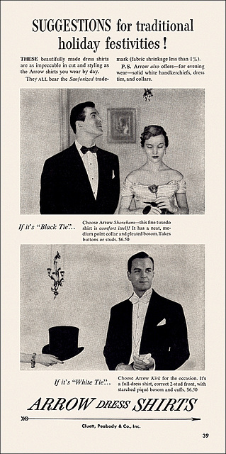 Arrow Shirt Ad, 1949