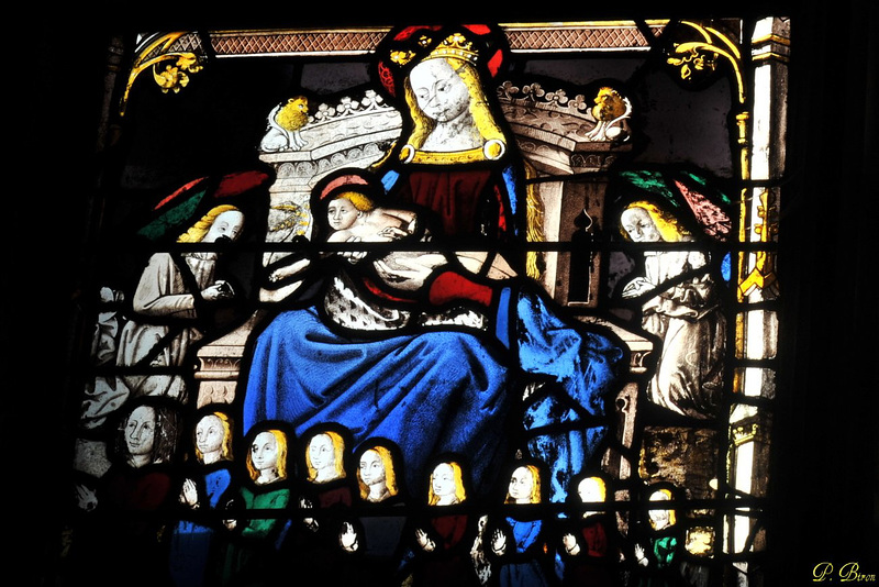 La Sainte-Vierge et la donatrice - Eglise Saint-Martin de Nonancourt - Eure