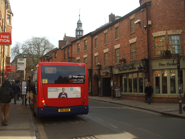 DSCF2673 Stagecoach OU13 DZD in Oxford - 27 Feb 2016