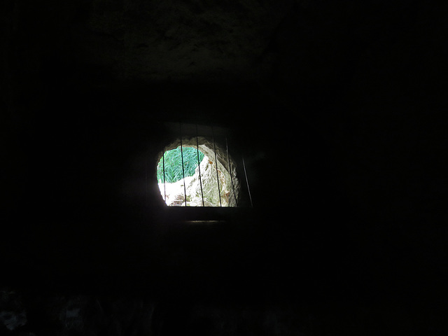 michelham priory, sussex   (39)upper garderobe shaft in the c15 gatehouse