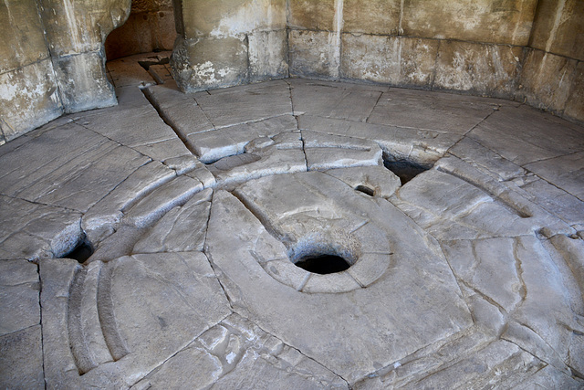 Athens 2020 – Roman Agora – Inside the Tower of the Winds