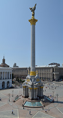 Киев, Монумент на Майдане Независимости / Kiev, Monument on the Independence Square