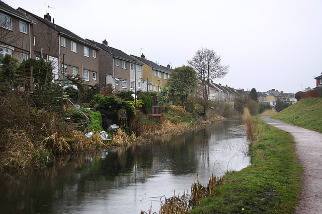 Canal side housing