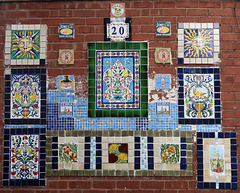 Tiles and mosaic, Ludlow
