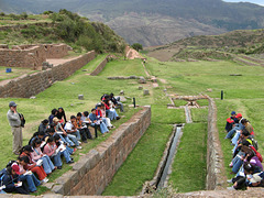 Tipon, Irrigation with school children.