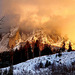 Morning in the Dolomites