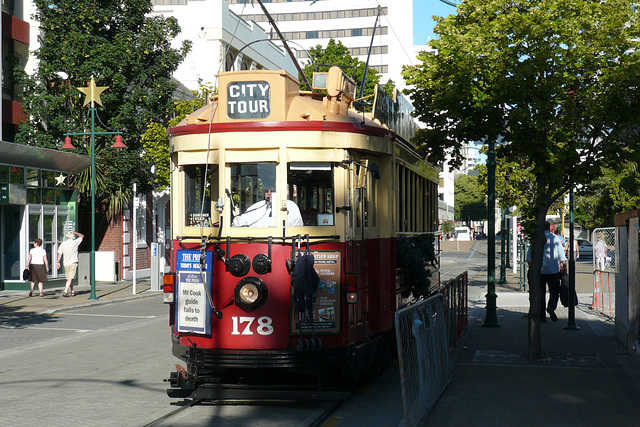 Tram In Christchurch