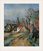 "La Route Tournante A Auvers," Paul Cezanne, 1873