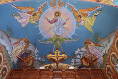 Above the altar