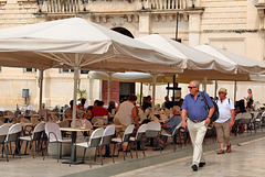 Zadar - Terrasse am Volksplatz