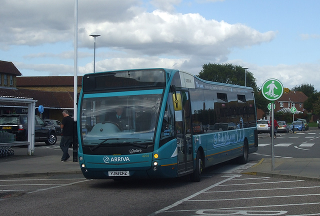 Arriva 4204 (YJ61 CHZ) in Shoeburyness - 25 Sep 2015 (DSCF1818)