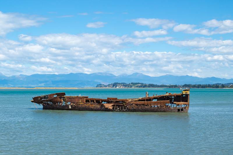 Neuseeland - Motueka - Janie Seddon Schiffswrack