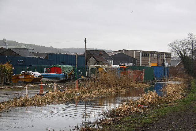 Urban canalscape