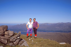 Bill Hart & Alan Drury at Summit of Beinn an Eoin 14th May 1998
